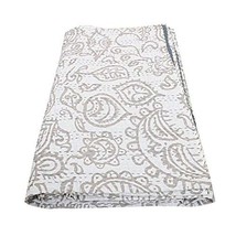 Cotton Kantha Quilt, Throw Blanket Bed Cover Bedspread, Bedding Coverlet - £44.44 GBP+