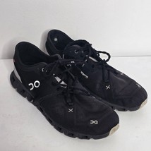 On Cloud X 3 Mens Sz 12 Black Running Shoes Sneakers 60.98705 Swiss Engineering - £43.28 GBP