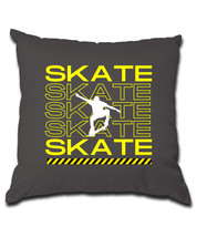 Skate skate skate Pillow (Cover and Pillow Included) - £17.25 GBP
