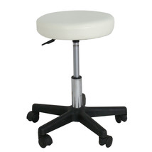 Adjustable Spa Salon Stools Swivel Chairs Facial Massage W/Wheels White - £75.60 GBP