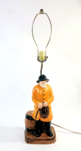Ceramic &quot;Old Salty&quot; Nautical Fisherman Sailor Lamp Painted 1968 22.5” Ta... - $95.00