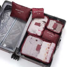 6 PCS Travel Storage Bag Set for Clothes Tidy Organizer Wardrobe Suitcase Pouch  - £51.67 GBP
