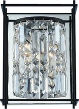 Wall Sconce KALCO JONI Casual Luxury 1-Light Small Matte Black Damp Rating - £950.25 GBP