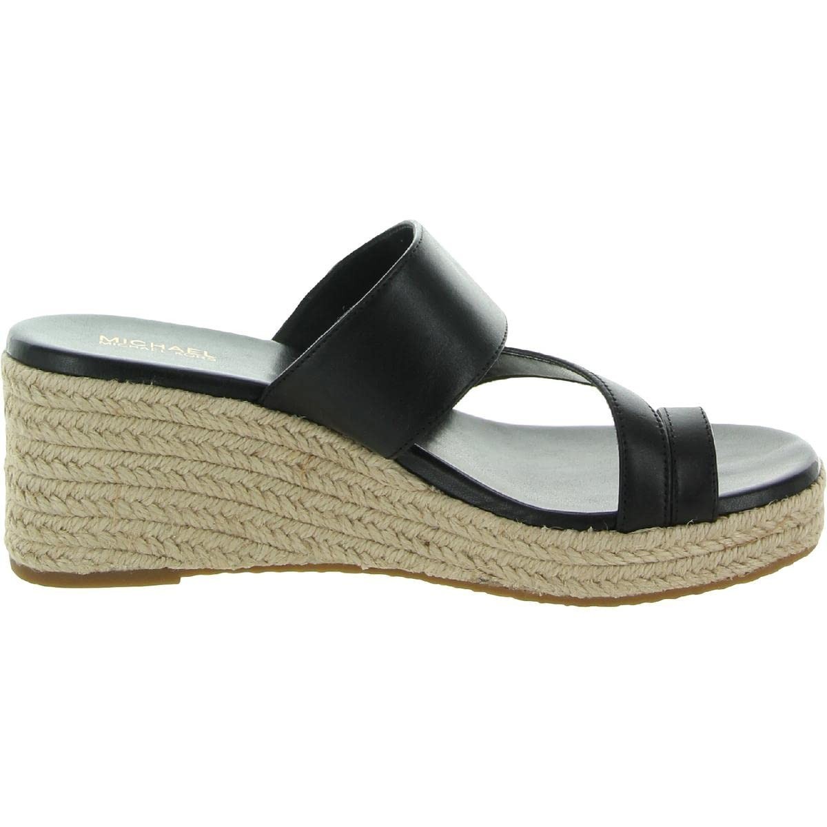 Michael Kors Women's Sidney Mid Wedge Black 9 M Black NEW Item image 3