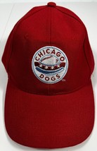 Chicago Dogs Baseball Hat Cap Red Adjustable Associated Premium Corp - £7.71 GBP