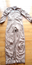 SUMMER FIRE RESISTANT CWU-27P FLYERS COVERALLS TYPE I TAN 380 FLIGHT SUI... - $70.46