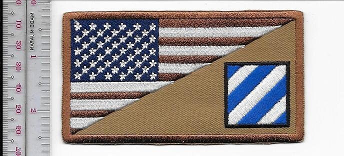 Afghanistan &amp; Iraq United States Army 3rd Infantry Division Desert Patch - $9.99