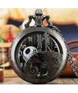 Skeleton Vintage Halloween Pendant Quartz Chain Watch - $26.33 CAD