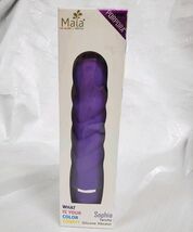 Sophia Maia Twistty Rechargable Dual Vibrating Silicone Wand Purple Waterproof  image 2