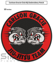 Carlson Gracie BJJ Patches BJJ Martial Arts Embroidery Patches Gracie Gi... - £15.72 GBP