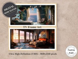 Samsung Frame Tv Art | Hotel Ocean View, 4K (16x9) | Digital Download - £2.73 GBP