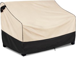 Forspark Patio Furniture Sofa Covers 54W X 38D X 35H 2-Seater Inch, Khaki - $704.69 MXN