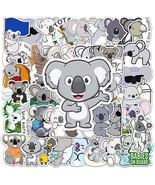 50 Koala Waterproof Vinyl Stickers for Water Bottles Laptops Assorted Bu... - £21.79 GBP