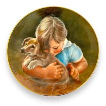 Rare Goebel Porcelain Plate First Puppy From Little Hugs Series - £24.78 GBP