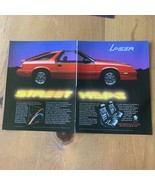1987 Chrysler / Plymouth Laser - Vintage Original Automotive Print Ad / ... - $9.49