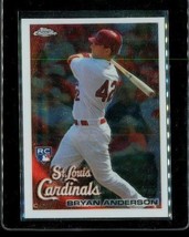 2010 Topps Chrome Rookie Baseball Trading Card #172 Bryan Anderson Cardinals - £7.83 GBP