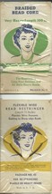 2Antique Packs Braided Bead Cord No. 71 &amp; Bead Restringer No. 65 Vintage... - $30.46