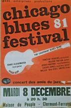 Chicago Blues Festival - Original Poster – Very Rare - Affiche - 1981 - £102.19 GBP