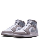 NEW Nike Air Jordan 1 Mid SE White Grey Cool Grey HF3216-100 Men’s Size 11 - $138.59