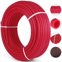VEVOR PEX Pipe, 3/4 Inch x 500Ft PEX Tubing, Non Oxygen Barrier Red PEX-... - $167.99