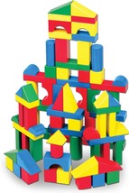 Melissa &amp; Doug Wooden Building Blocks Set - 100 Blocks In 4, Fsc Certified - £27.35 GBP