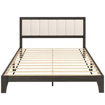 Queen Size Bed Frame with Headboard Queen Platform Bed Frame with Wooden... - $186.73