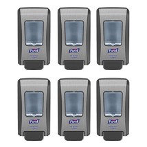 Pack of 6 Purell® FMX-20™ Wall-Mount Push-Style Soap Dispenser, Chrome/B... - $71.58