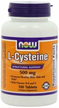 NOW Foods L-Cysteine 500mg, 100 Tablets by Now - $19.66