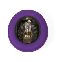 Mens Bruno Capelo Dress Hat Australian Wool Crushable Pork Pie Jazz PP110 Purple image 5