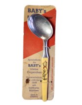 Vintage German Bent Baby Spoon Babys Schnellhapper Spezialform Chicken G... - $847.18 MXN