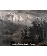 Yosemite in Moonlight 8.5x11&quot; Photo Print Albert Bierstadt Fine Art Land... - $7.89