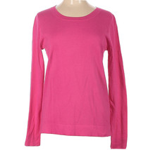 NEW JCrew Factory Women’s Cotton Teddie Sweater Pink Size Medium NWT - £38.45 GBP
