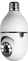1080 P E27 Light Bulb Surveillance Camrea 5G Wifi Night Vision Automatic Activit - £56.62 GBP