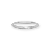 Marquise Shape Flat Top Band 925 Sterling Silver Stackable Women&#39;s Ring Size 4-9 - £49.17 GBP