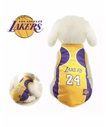 NBA Basketball Pet Puppy Dog Jersey LA Lakers Kobe Bryant 24 Sport Team ... - £17.84 GBP