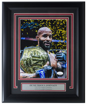 Demetrious Mighty Ratón Johnson Firmado Enmarcado 8x10 UFC Foto JSA - £98.45 GBP