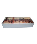 &quot;Place de la Concorde&quot; Scene Trinket Jewelry Box Quilted Antoine B Blanc... - $12.98 CAD
