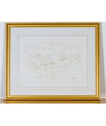 Original sans Titre Feutre Stylo Croquis Par Christian Jequel Encadré Su... - $23,934.58 MXN