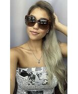 New Elegant Christian DIOR Promesse2 Havana Oversized Women&#39;s Sunglasses... - €206,08 EUR