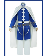 Anime Sousou no Frieren Himmel Cosplay Costume Men Combat Uniform With C... - £75.05 GBP