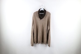Jos A Bank Reserve Mens 2XL Lambswool Blend Knit Pullover Shawl Sweater ... - $37.83