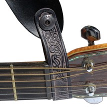 For Acoustic, Electric, And Bass Guitars, Walker And Williams At-2 Black Carving - £36.02 GBP