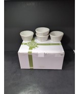 Princess House Pavilion Ivory Ceramic Ramekins, Off White Ramekins, Set ... - $40.73 CAD