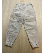 Forever 21 Womens Beige Tan Cargo 6 pocket Utility Jogger Pants Size Large - $15.82 CAD