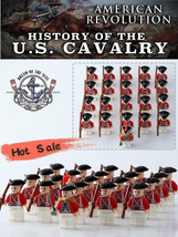American Revolutionary War UK Redcoats Army Soldiers Army Set 21 Minifig... - $26.65