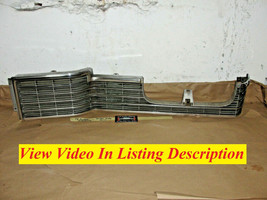 OEM 73 Pontiac Grandville LEFT DRIVER SIDE GRILL WITH CHROME TRIM MOLDING - $681.80 CAD