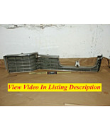 OEM 73 Pontiac Grandville LEFT DRIVER SIDE GRILL WITH CHROME TRIM MOLDING - $686.75 CAD
