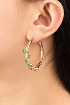 Snake hoop earrings - £10.14 GBP