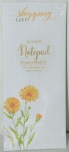 Rosanne Beck Collections 072 0396 Shopping List Dandelion Notepad 40 Sheets - $9.99