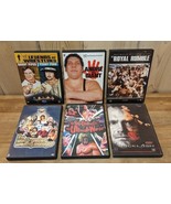 Lot of 6 WWE Wrestling DVDs Documentaries Matches Royal Rumble Andre The... - £13.23 GBP